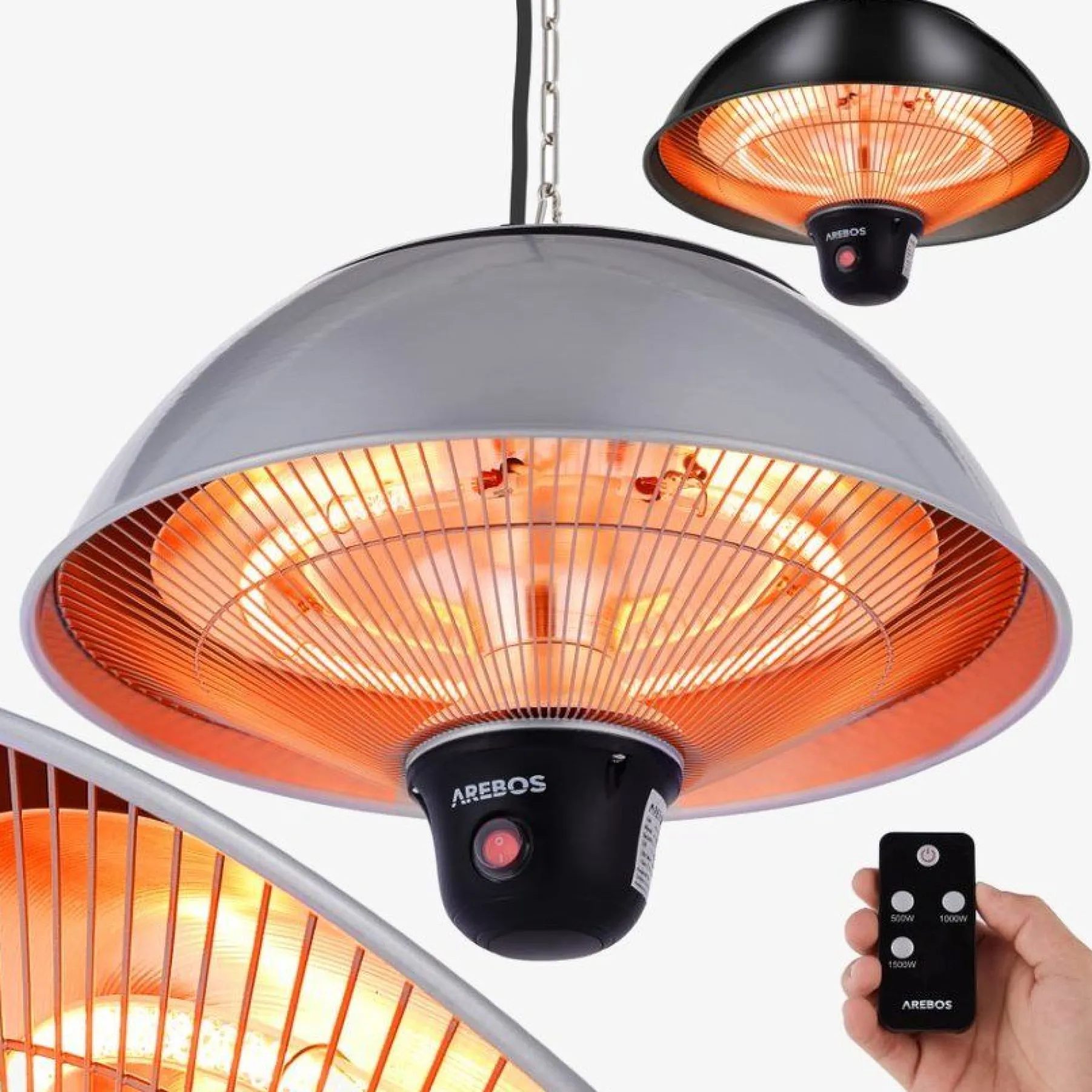 Deckenheizstrahler 1500W mit Fernbedienung