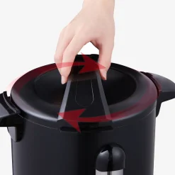 Glühweinkocher 8,8 L Schwarz