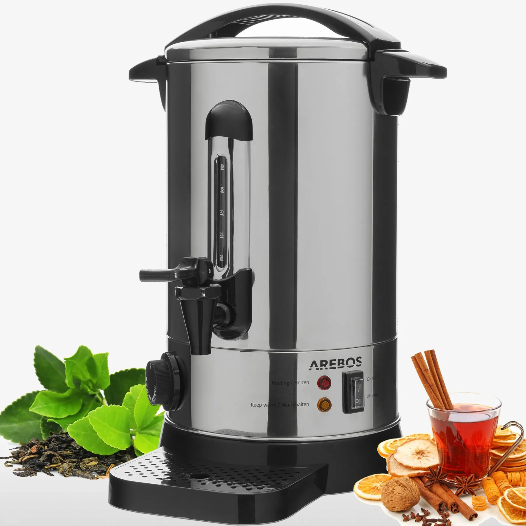 Glühweinkocher 8,8L 950W Edelstahl