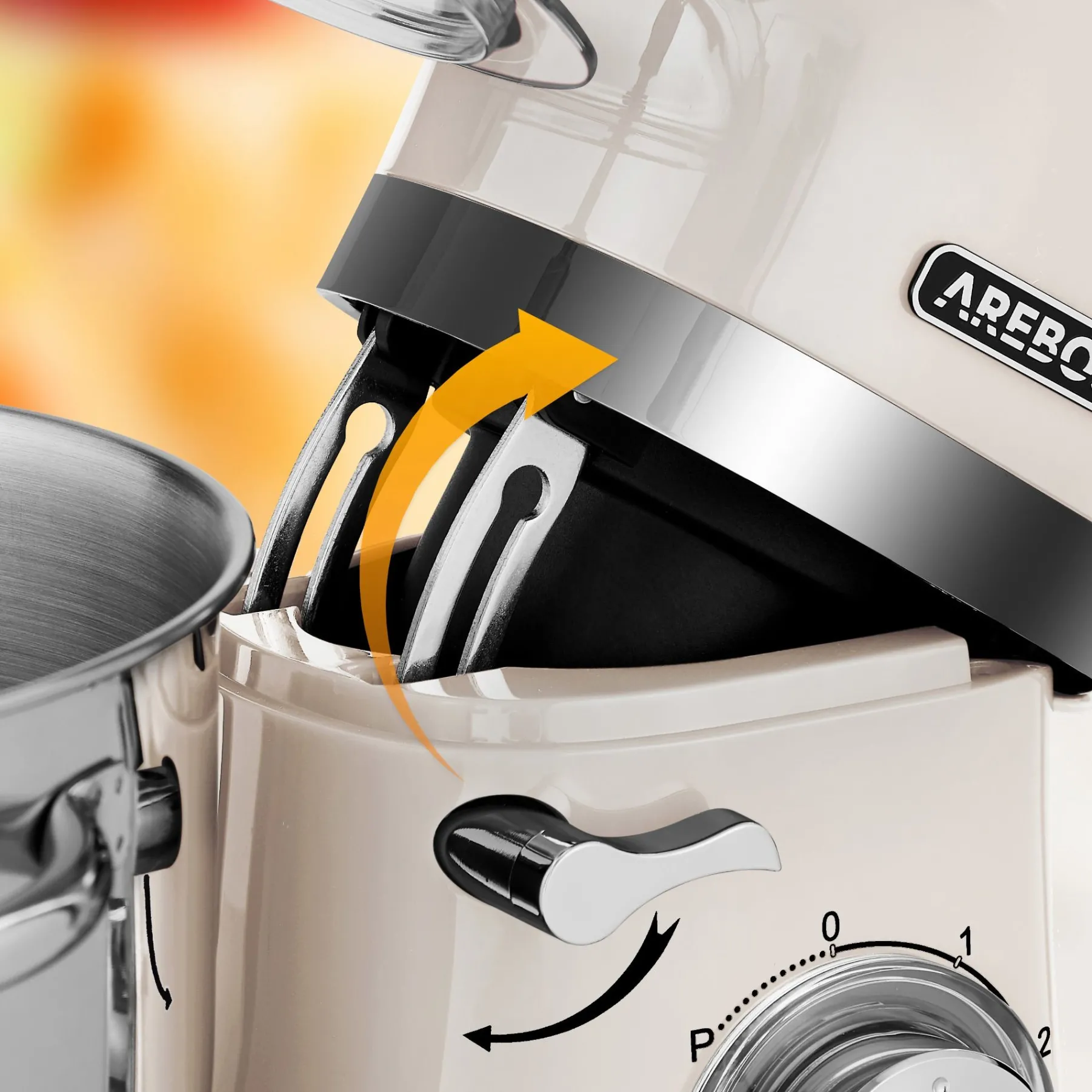 Küchenmaschine mit 2 Rührschüsseln