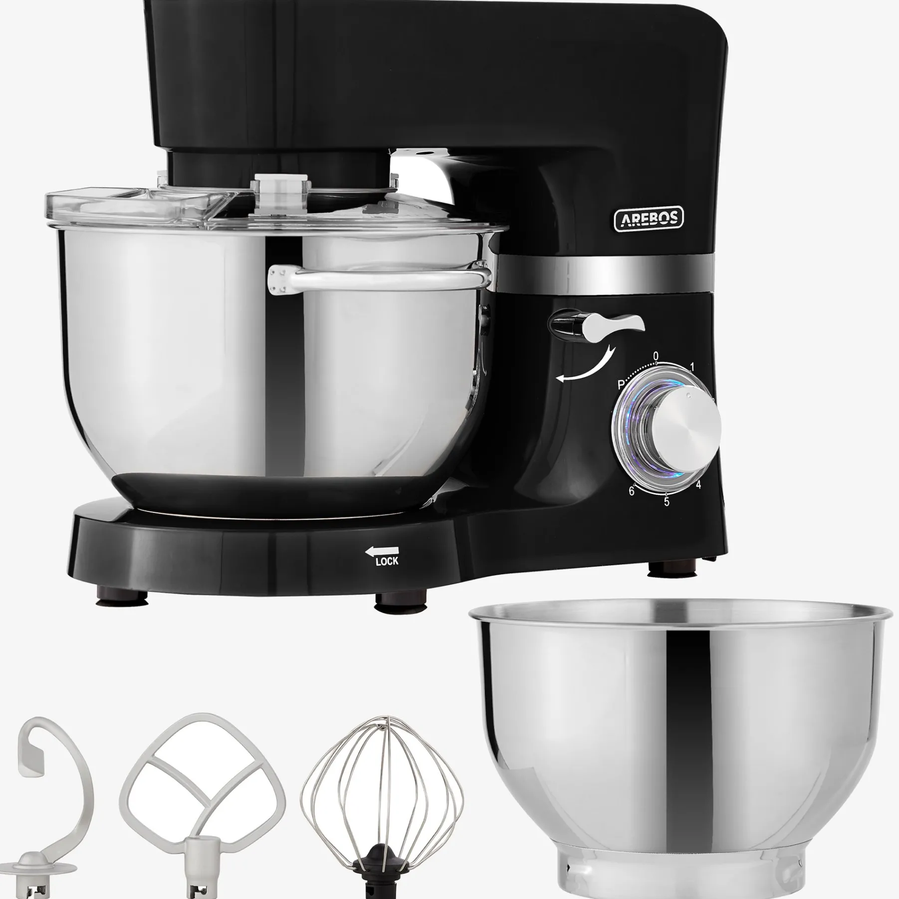 Küchenmaschine mit 2 Rührschüsseln