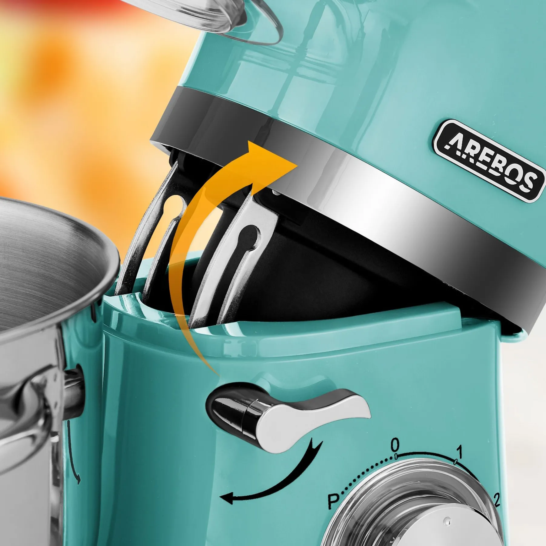 Küchenmaschine mit 2 Rührschüsseln