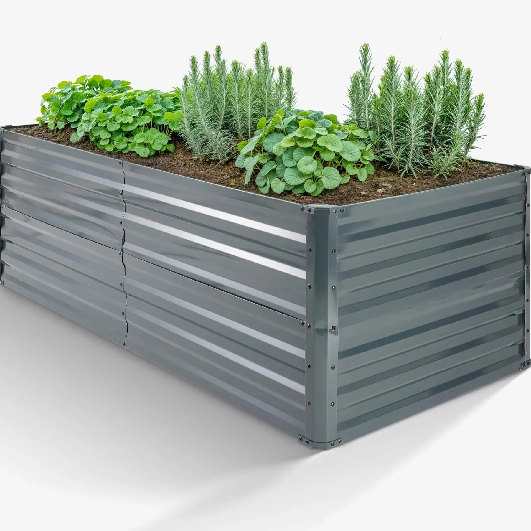 Metall Hochbeet 240 x 90 x 45 cm