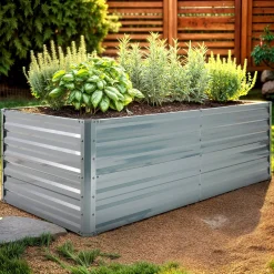 Metall Hochbeet 240 x 90 x 45 cm