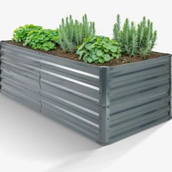 Metall Hochbeet 240 x 90 x 45 cm