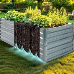 Metall Hochbeet 240 x 90 x 79 cm