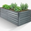 Metall Hochbeet 180 x 90 x 45 cm