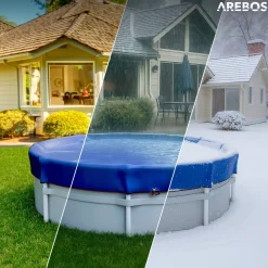 Poolabdeckung rund 420 cm (Für Ø 320-366cm Pools)