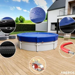 Poolabdeckung rund 460 cm (Für Ø 366-400cm Pools)
