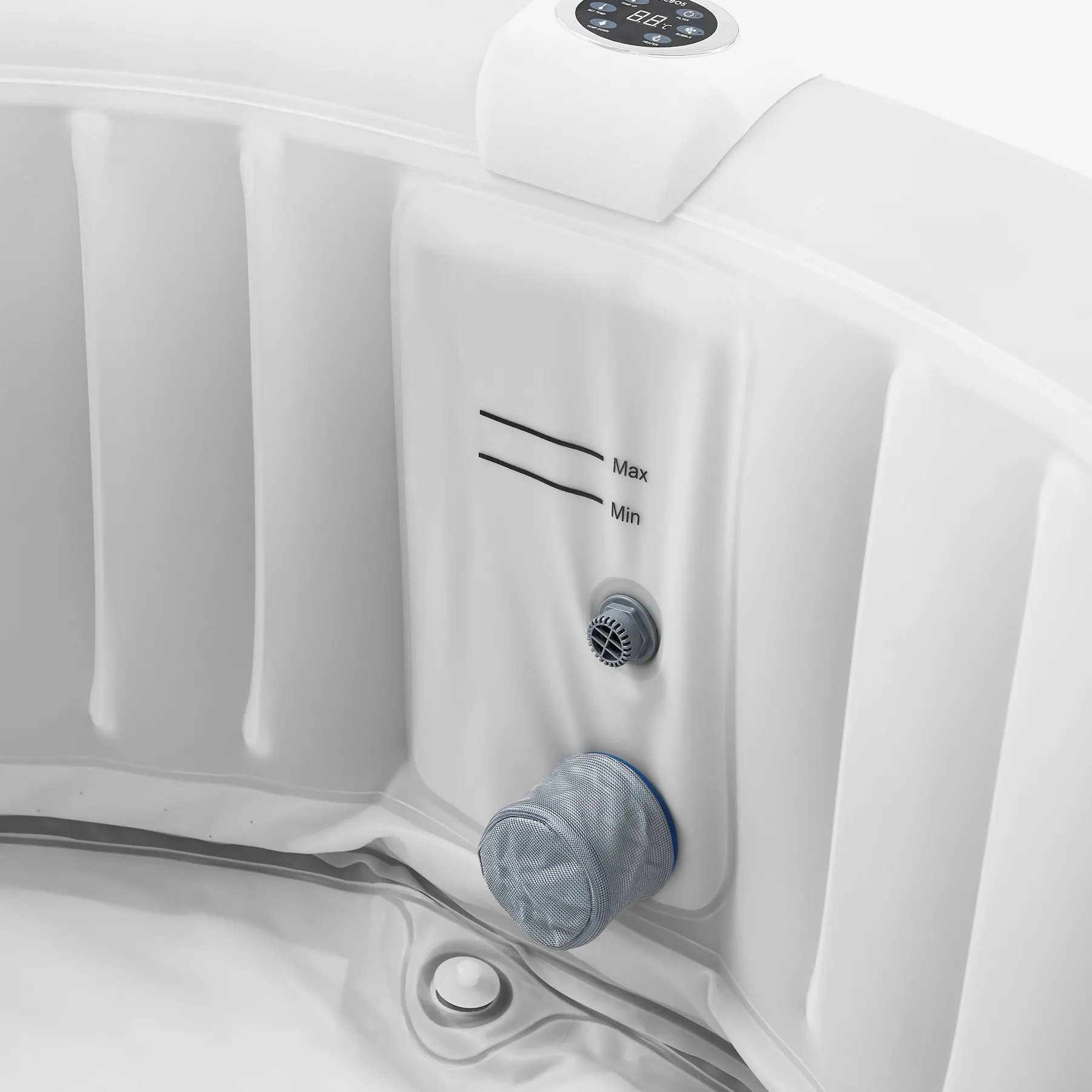 Spa Pool Santorini rund mit LED - 2400W