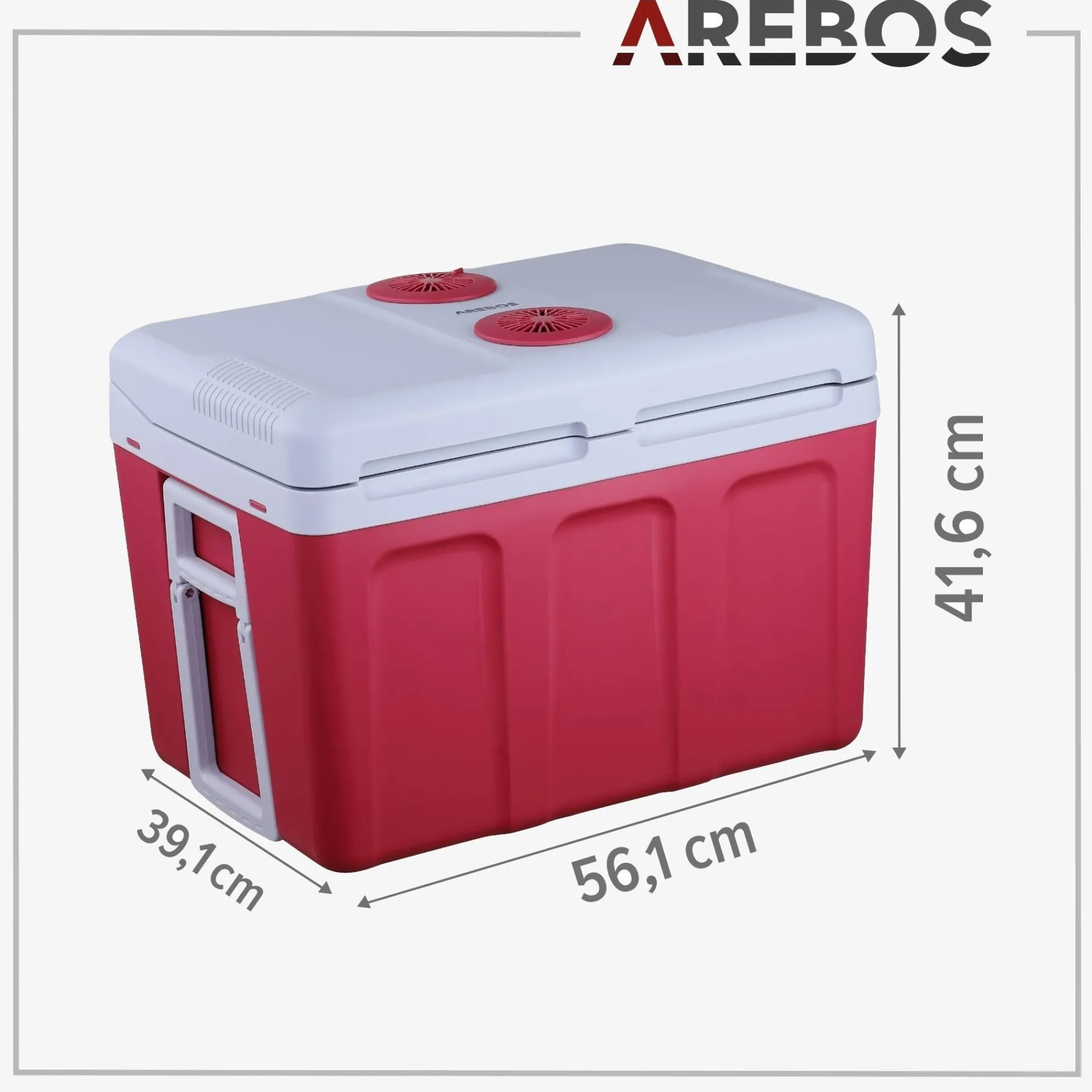 Thermoelektrische Kühlbox 40 Liter - Rot