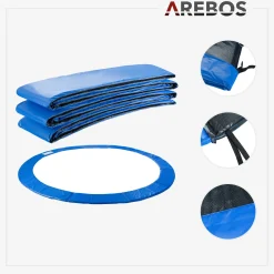Trampolin Randabdeckung + Netz 244 cm