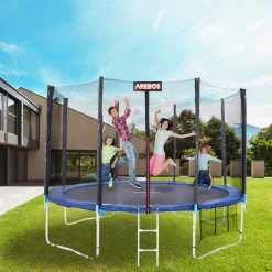 Trampolin Randabdeckung + Netz 430 cm 8 Stangen