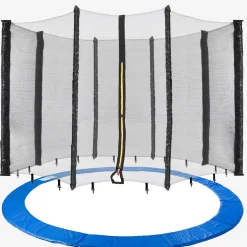 Trampolin Randabdeckung + Netz 305 cm 8 Stangen
