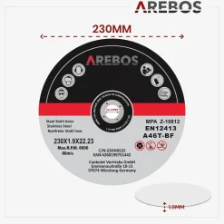 Trennscheiben 230 mm - 100 Stück
