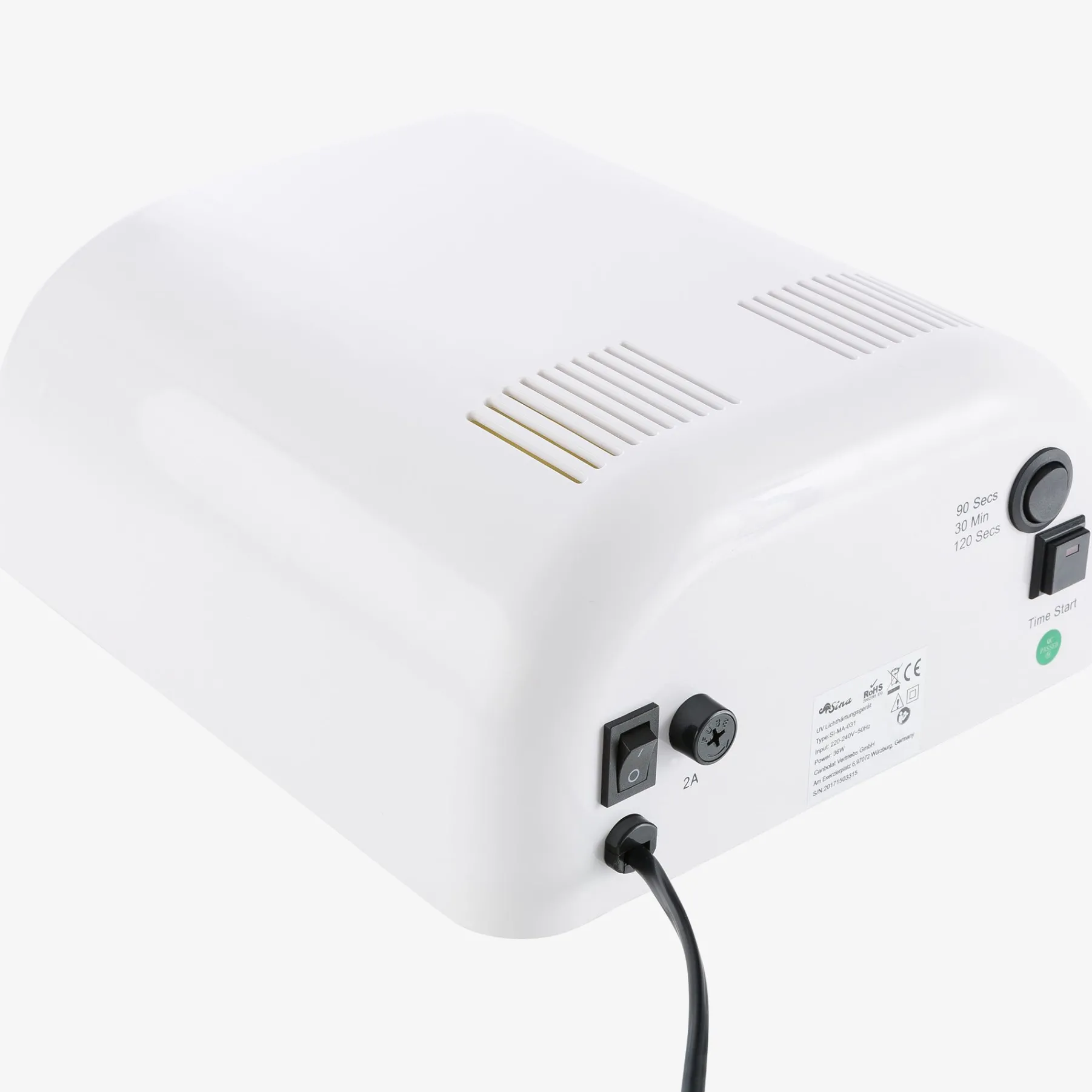 UV Lichthärtungsgerät weiß inkl. UV Gel + Timer